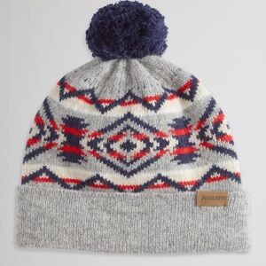 PENDLETON Lambs Wool Pom Pom Hat - Women’s One Size - New With Tags